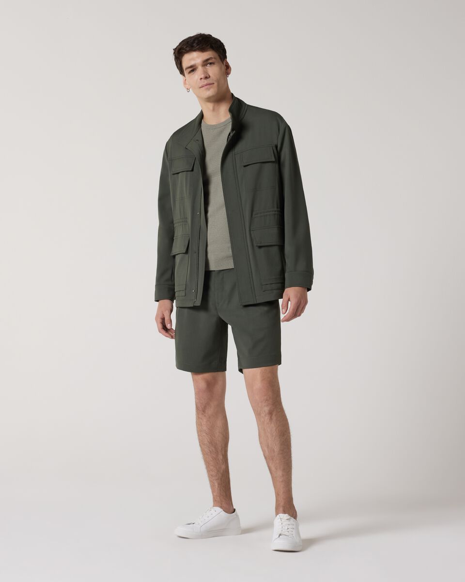 Crew Short Sleeve Knit, Sage, hi-res